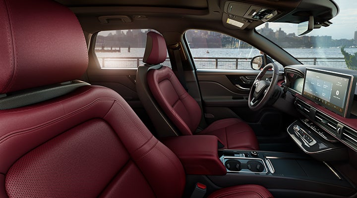 The available Perfect Position front seats in the 2024 Lincoln Corsair® SUV are shown. | Vision Lincoln in Wahpeton ND