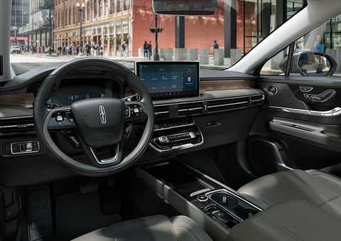 The interior dashboard of 2024 Lincoln Corsair® SUV is shown here. | Vision Lincoln in Wahpeton ND