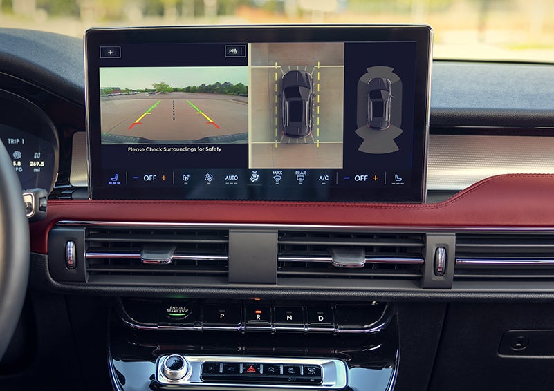 The large center touchscreen of a 2024 Lincoln Corsair® SUV is shown. | Vision Lincoln in Wahpeton ND